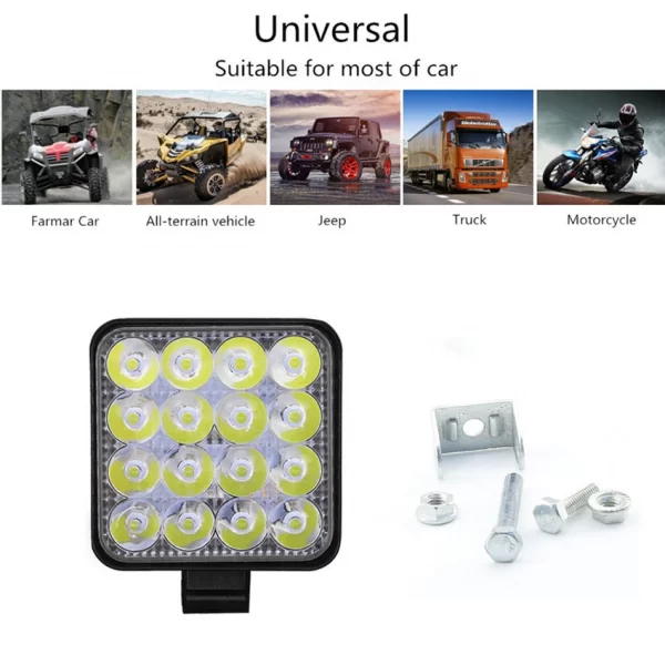 LED FAR 48 12V LED KOCKA MALI Š:52532 - Image 4