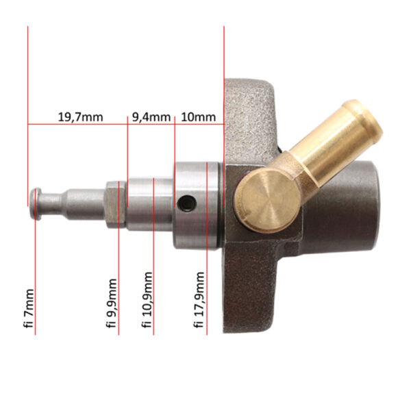 ELEMENT BOSCH PUMPE KIPOR 186F KPL.  Š:1201 - Image 4