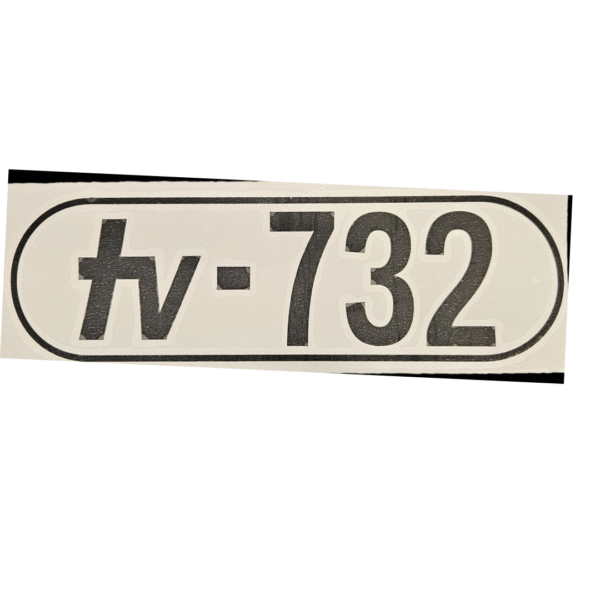 NALEPNICA TV 732 Š:2940