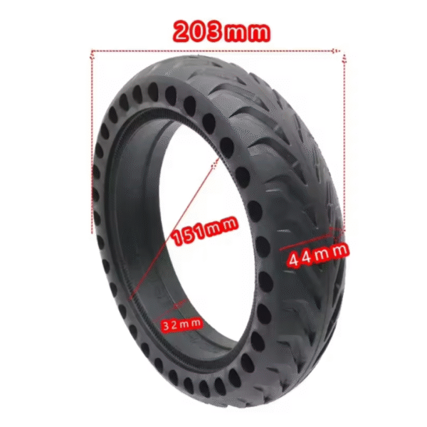 GUMA PUNA ELETRICNI TROTINET 8 1/2 X 2 (50/75-6.1) CRNA Š:10015